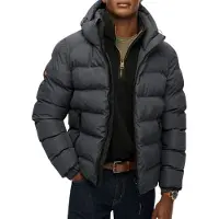 Superdry Winterjas donkergrijs