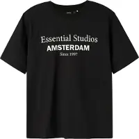 LMTD Shirt 'NLMNESS' zwart / wit