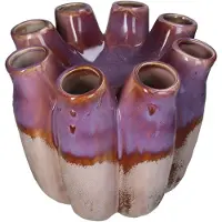 HD Collection Vaas stoneware Paars 29x29x28cm