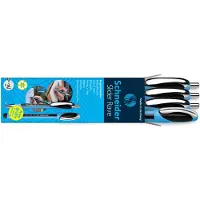 Schneider Schreibgeräte Box 3x Rave + 1x Memo schwarz 132674 Balpen Kleur inkt: Zwart 4 stuk(s)