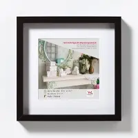 Walther design Stockholm - 3D MDF Houten lijst - Fotoformaat 40x40 cm - Zwart
