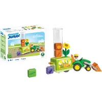 Playmobil Junior: Tractor met Laad- en Plantmachine