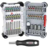 Bosch Accesorios Extra harde schroevendraaierset 44+1 st - 2607017732
