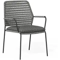 Tierra Outdoor David Dining Tuinstoel Charcoal