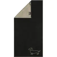 Cawö Douchelaken We love Dogs Companion Black/Beige
