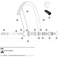 Mavic Ksyrium Pro Carbon Sl Tubular Hr Achtervelg