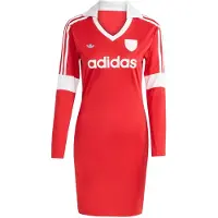 Adidas Originals Jurk 'FOOTIE' rood / wit