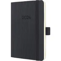 Sigel weekagenda 2026 Conceptum - formaat A6 - met extra notitiepagina's - zwart - softcover - SI-C2625