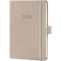 Sigel weekagenda 2026 Conceptum - formaat A6 - taupe - hardcover - SI-C2661