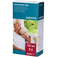 Suprima 1245 Slip Katoen + Beschermlaag PU + Fixatiezakje Maat 44 | 1 stuk