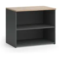 Vicco Wido TV-meubel – 60 x 50 cm met 2 compartimenten Antraciet/Sonoma
