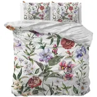 Dreamhouse Dekbedovertrek Nature Ophelia Wit Katoen-240 x 200 / 220 cm | Lits-Jumeaux