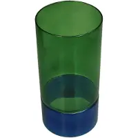 HD Collection Vase Glass Multi 12x12x25cm