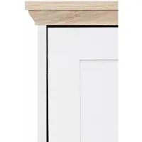 Loft 24 Nanna-Dressoir - 3-deurs - Wit Eiken