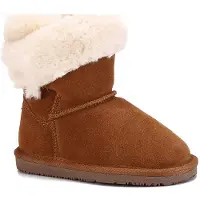 Gooce Snowboots 'Britany' bruin / wit