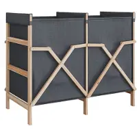 Vicco Bruno Badkamerkast – 80 x 64 cm met 2 compartimenten Grijs