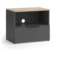 Vicco Wido TV-meubel – 60 x 50 cm met lade Antraciet/Sonoma