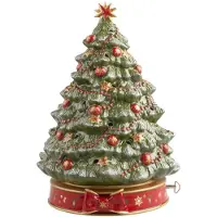 Villeroy & Boch Toy's Delight kerstboom met muziekdoos Wit-rood