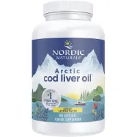Nordic Naturals - Arctische Levertraanolie, 750 mg Citroensmaak - 180 Zachte Capsules