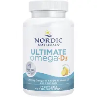 Nordic Naturals - Ultieme Omega-D3, 1280 mg Citroen - 60 Zachte Capsules