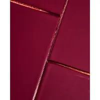 House Doctor Brick salontafel 100x100x44 cm Rood