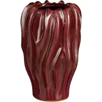 Mica Decorations Vaas Thom Rood D 20 H 30 Cm