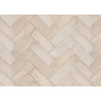 Estudio Wandtegel visgraat beige Amazonia 20x6,5cm sand glans