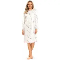 Comtessa Dames Nachthemd Autumn Flowers -