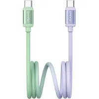 Usams Bicolor Serie - Oplaadkabel - USB-C naar USB-C - 60W - 1.2m