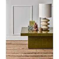 House Doctor Brick salontafel 100x100x44 cm Groen