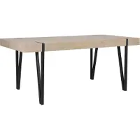 Beliani ADENA - Eettafel - Lichte houtkleur - 90 x 180 cm - MDF