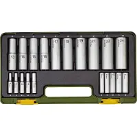 Proxxon 23292 Dopsleutelset 1/2 (12.5 mm), 1/4 (6.3 mm) 20-delig
