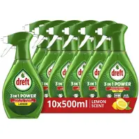 Dreft 10x 3in1 Power Lemon Spray 500 Ml