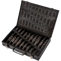 Radix - Uni Metaalborenkoffer - DIN338 HSS-G - Geslepen - 1-10 x 0.5 mm (170-delig)