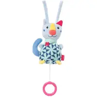 Fehn Großmutter-Maskottchen mit Poof. Katze