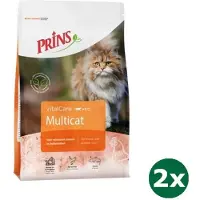 Prins cat vital care multicat kattenvoer 2x 4 kg