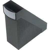 Helit The Tower Line Tijdschriftencassette Zwart A4 96 mm Polystyreen 10 x 27 x 29 cm