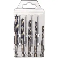 Radix - Uni Machinale Houtborenset - Quicklock - Kunststof - 4-5-6-8-10 mm (5-delig)