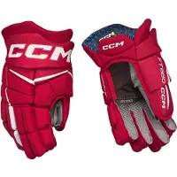 CCM - Jetspeed Ft880 Ijshockeyhandschoenen - Junior - Rood/wit - 10