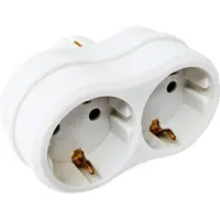 VB Extend Verdeelstekker | Verdeelstekker + RA 2V horizontaal wit