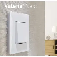 Legrand starterskit met Gateway en RF-bedieningswip voor scenario vertrek/aankomst - Valena Next with Netatmo Wit Opaal (741800)