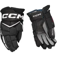 CCM - Jetspeed Ft8 Ijshockeyhandschoenen - Junior - Zwart/wit - 11