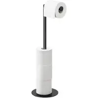 Sealskin Industrial 2-in-1 Toiletrolhouder - Reserverolhouder - Wc rolhouder - Zwart