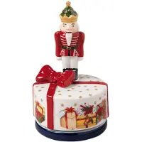 Villeroy & Boch Nostalgic Melody speeldoos notenkraker Wit-rood