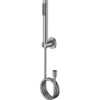 Regn Badset - Geborsteld Nikkel PVD - Messing - Kranen, Douchekranen, Handdouches - 8719689897833 - Kranen, Douchekranen, Handdouches