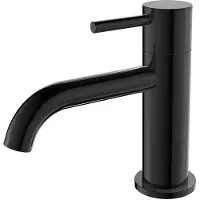 Regn Fonteinkraan - Gunmetal Black PVD - Messing - Kranen, Fonteinkranen, Opbouw Fonteinkranen - 8719689897048