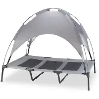 OEM hondenligstoel In en Outdoor met zonnedak XXL 122x92x95cm