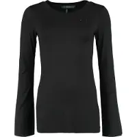 Killstar - Gothic Shirt met lange mouwen - Echoed Darkness Tunic Top - XS tot XXL - voor Vrouwen - zwart - Maat XS