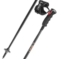 LEKI Skistok Unisex Artena Airfoil 3D Black/Dark Anthracite/Rosegold-105 cm