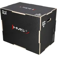 HMS Plyobox Hout - 75 x 60 x 50 cm - Zwart